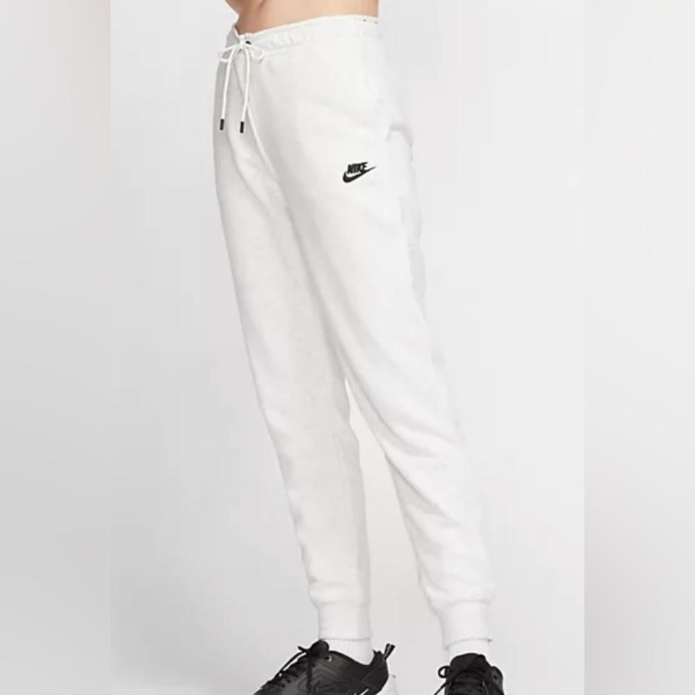 Heather white Nike woman’s sweatpants